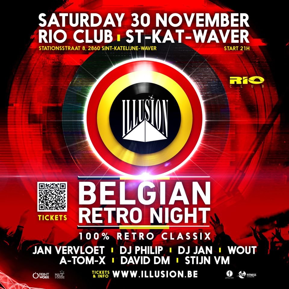 Illusion Belgian Retro Night at Rio Club