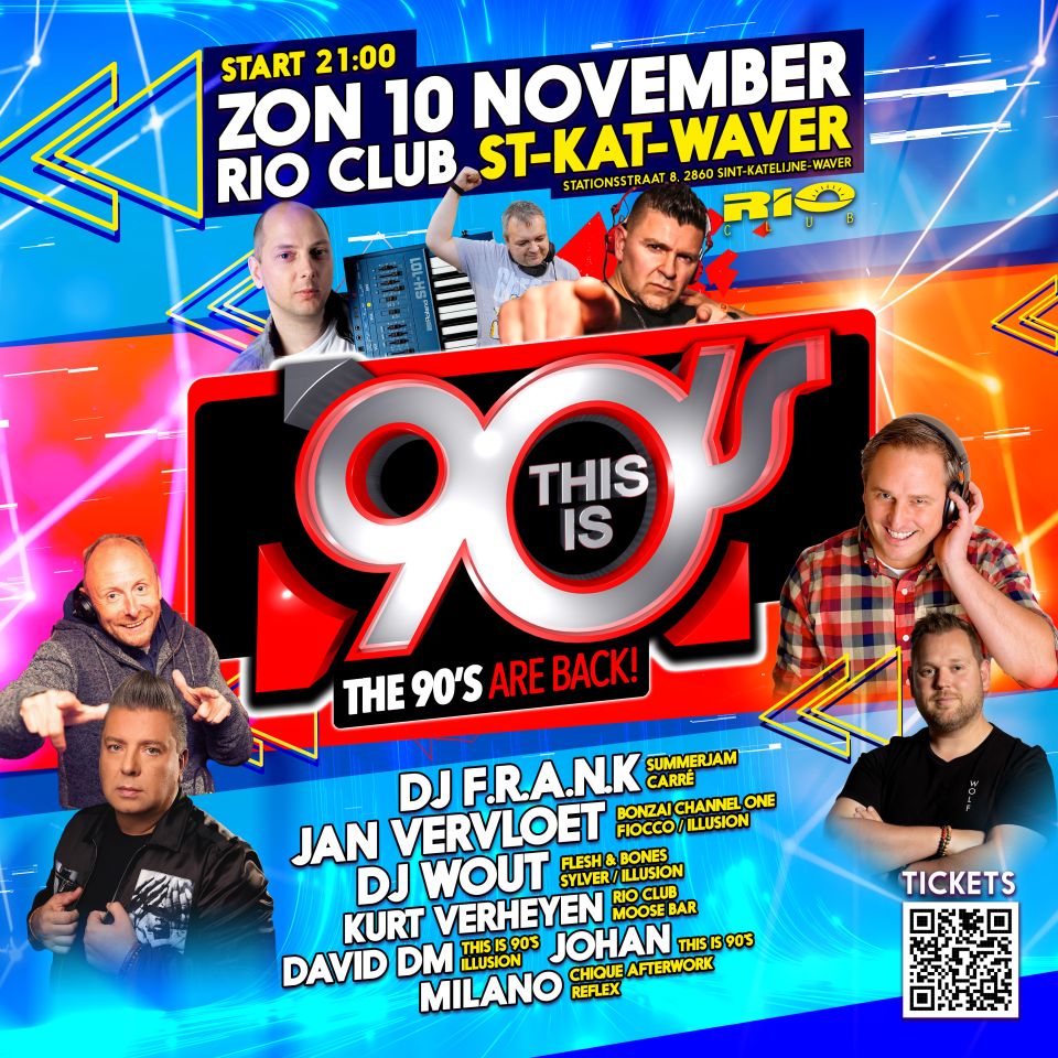 This is 90's komt naar Rio Club