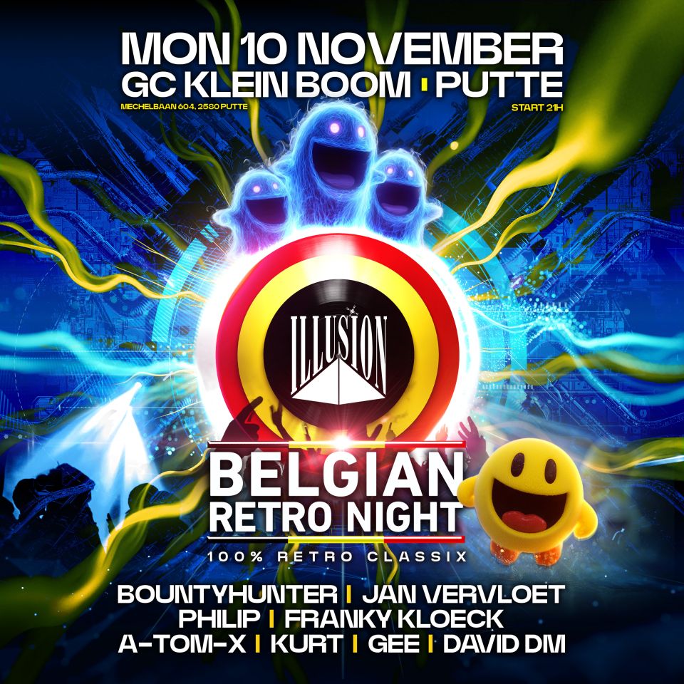 Belgian Retro Night opnieuw in GC Klein Boom in Putte! Belgian Retro Night opnieuw in GC Klein Boom in Putte!